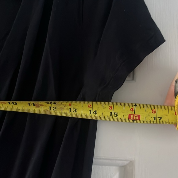 H&M Basics - Deep V Black Romper - Size S - Picture 6 of 7